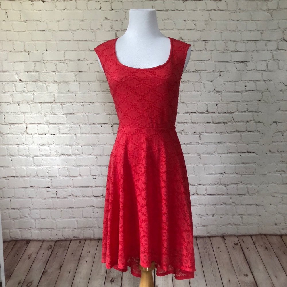Fit and Flare Lace Dress
